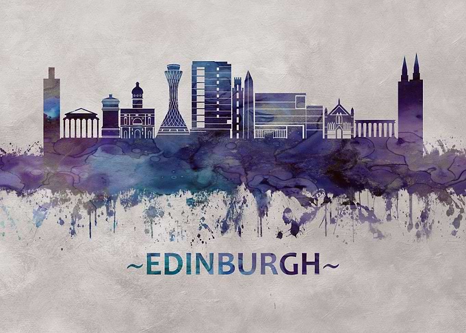 Edinburgh Scotland skyline