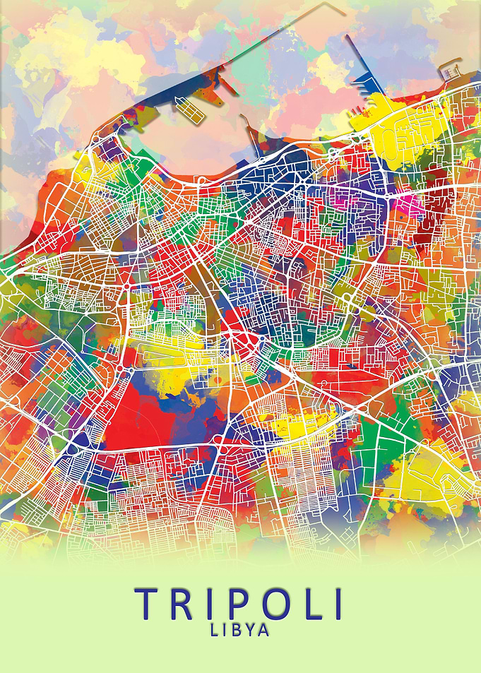 Tripoli Libya City Map