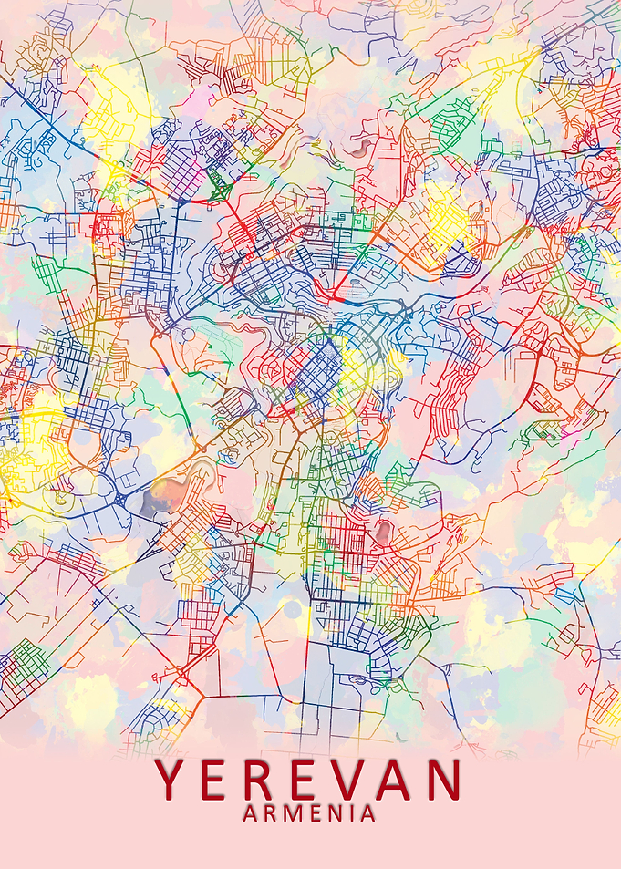 Yerevan Armenia City Map