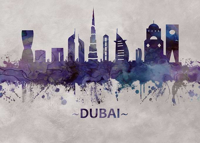 Dubai UAE skyline