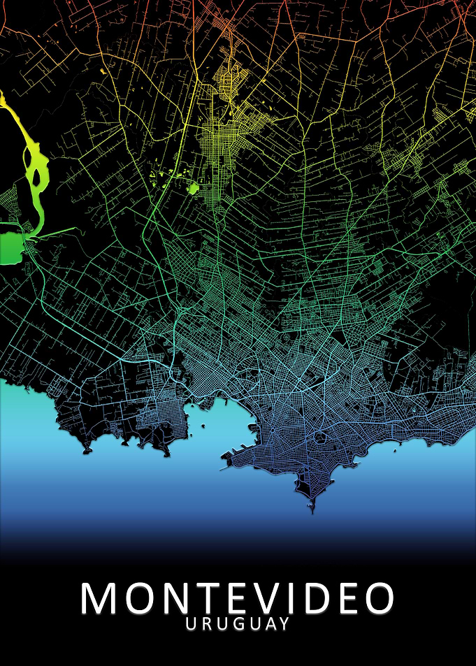 Montevideo Uruguay Map