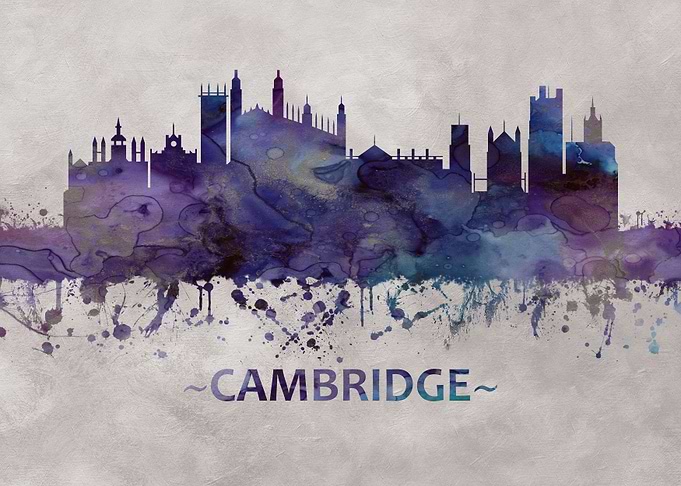 Cambridge England Skyline
