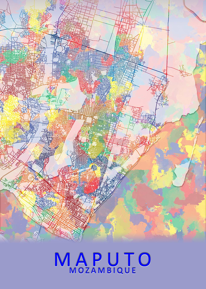 Maputo Mozambique City Map