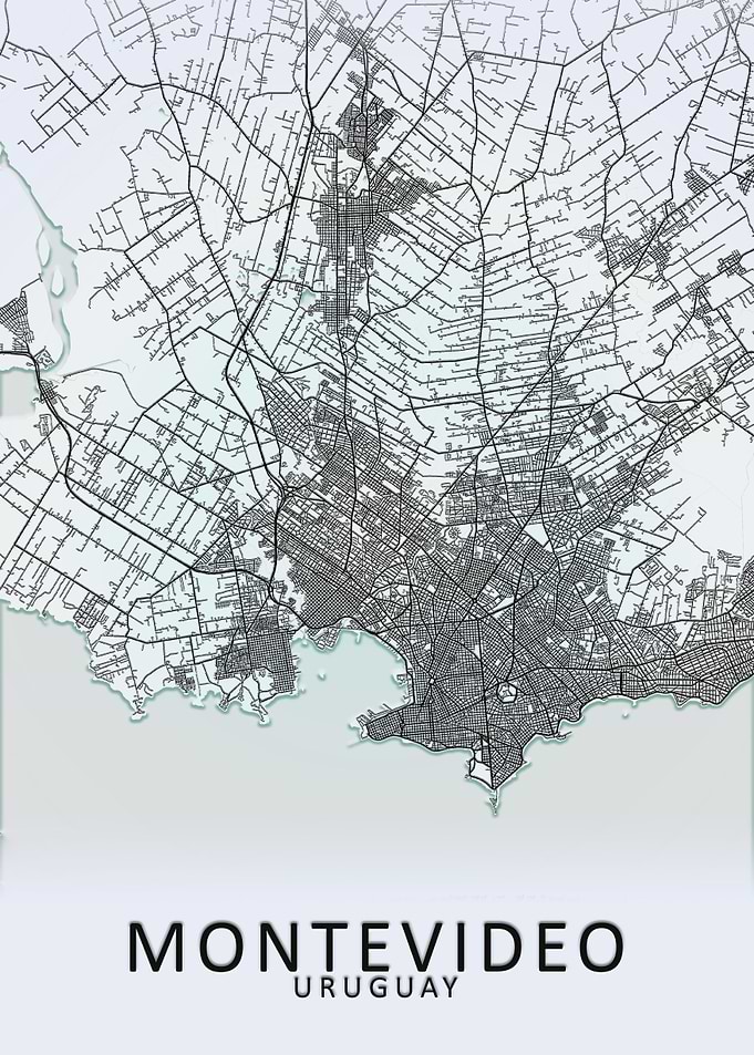 Montevideo Uruguay Map
