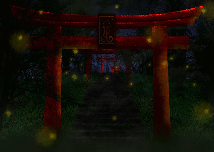 Night in the jungle