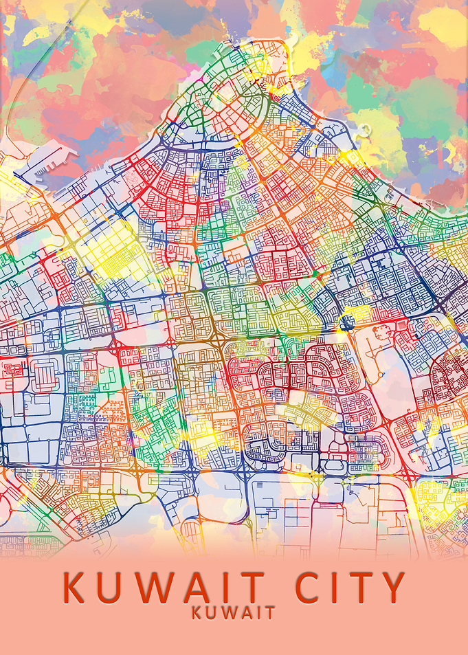 Kuwait City Map