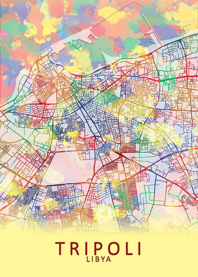 Tripoli Libya City Map