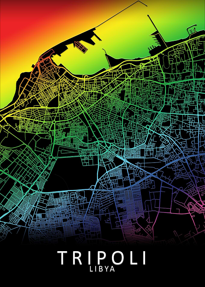 Tripoli Libya City Map