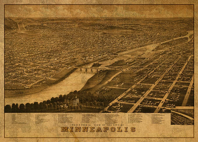 Minneapolis Minnesota Map