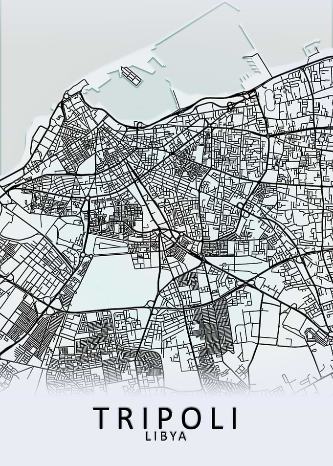 Tripoli Libya City Map