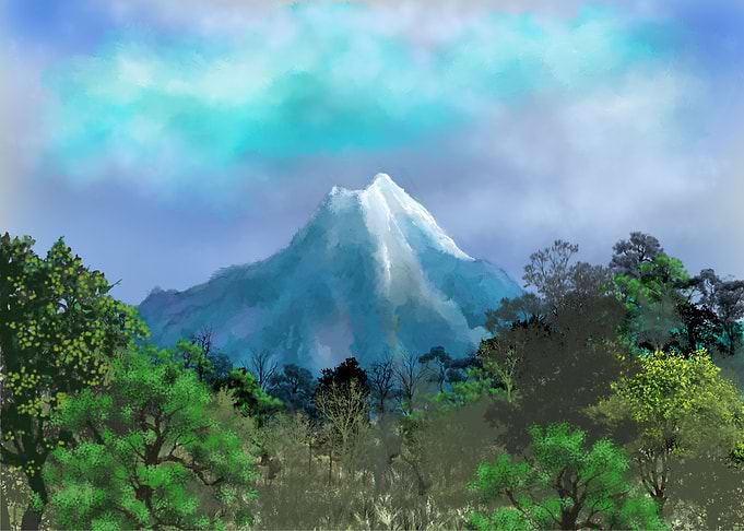 The color of the forest