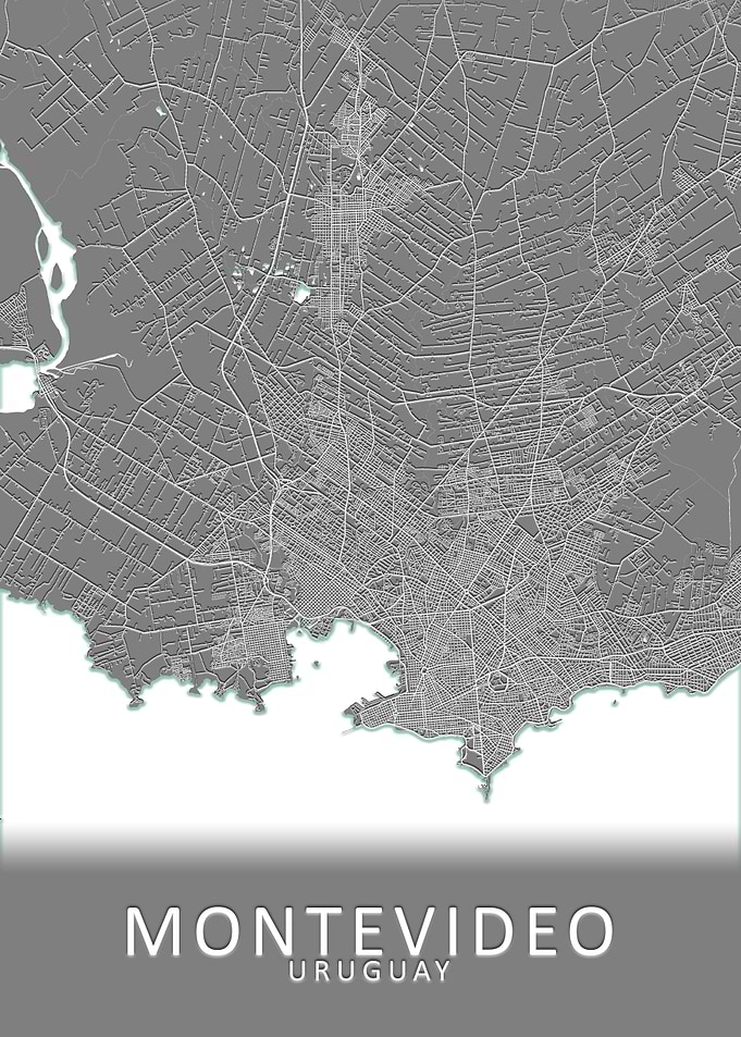 Montevideo Uruguay Map