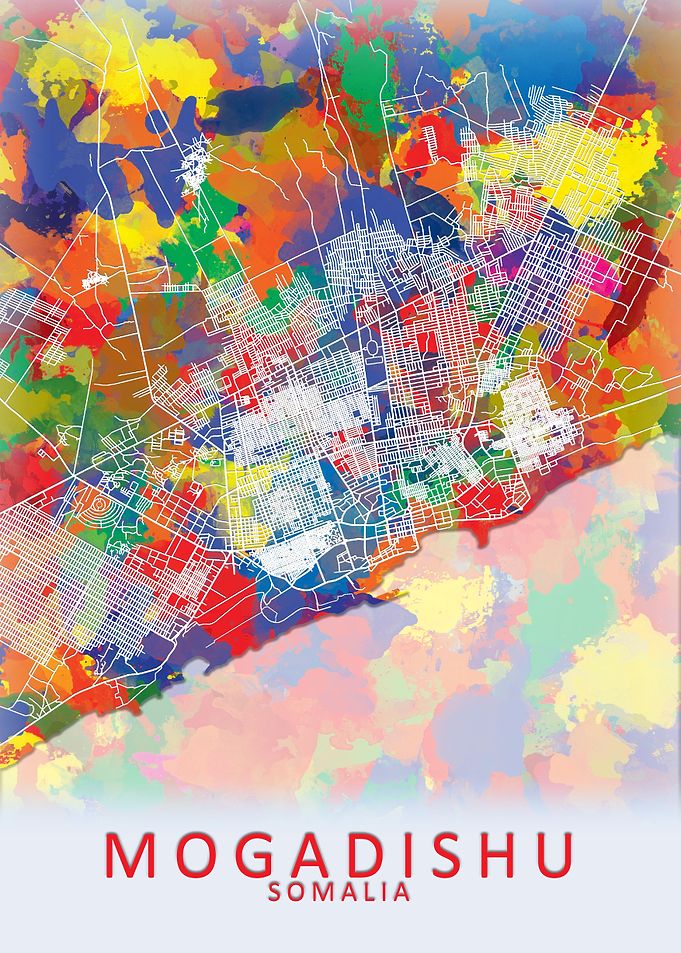 Mogadishu Somalia City Map