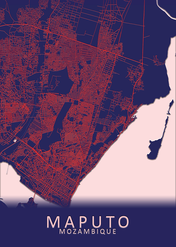 Maputo Mozambique City Map