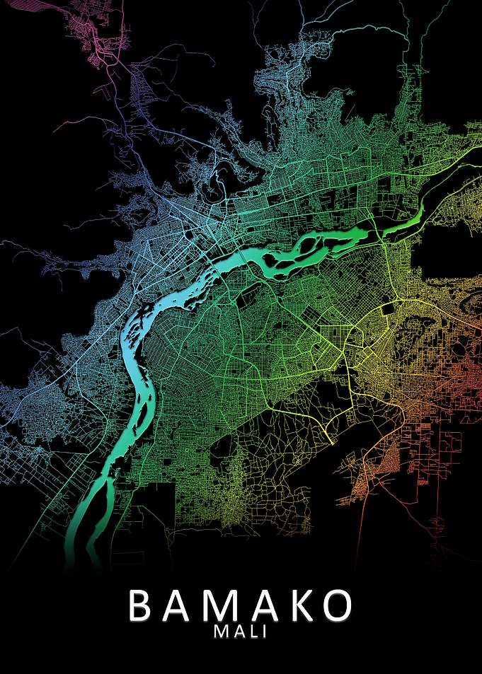 Bamako Mali City Map