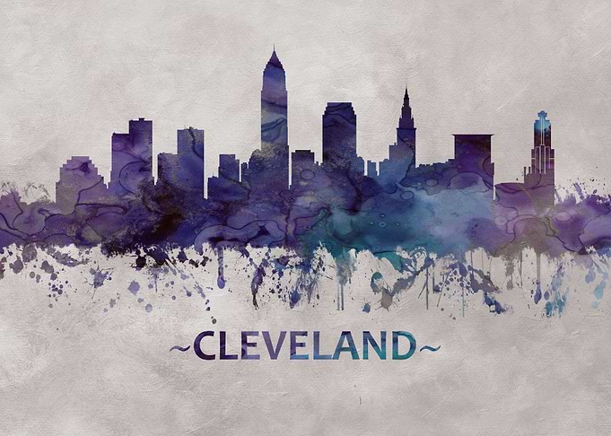 Cleveland Ohio skyline