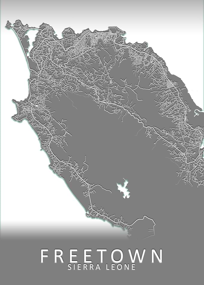 Freetown Sierra Leone Map