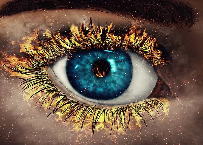 Eye in Flames