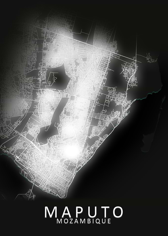 Maputo Mozambique City Map