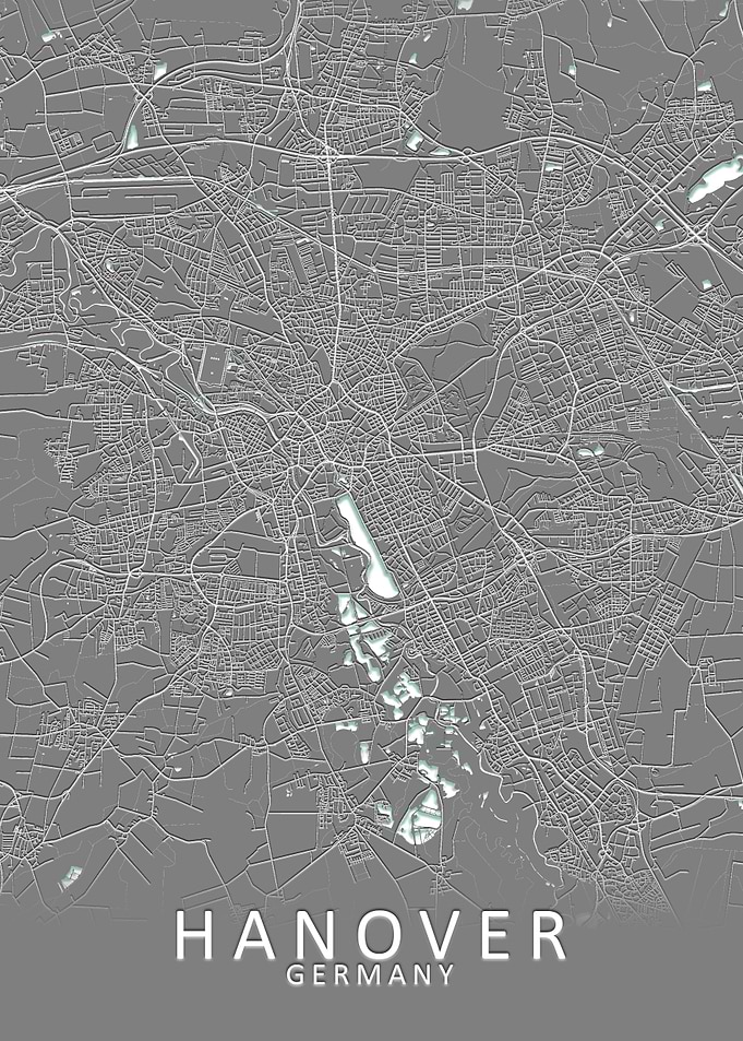 Hanover Germany City Map