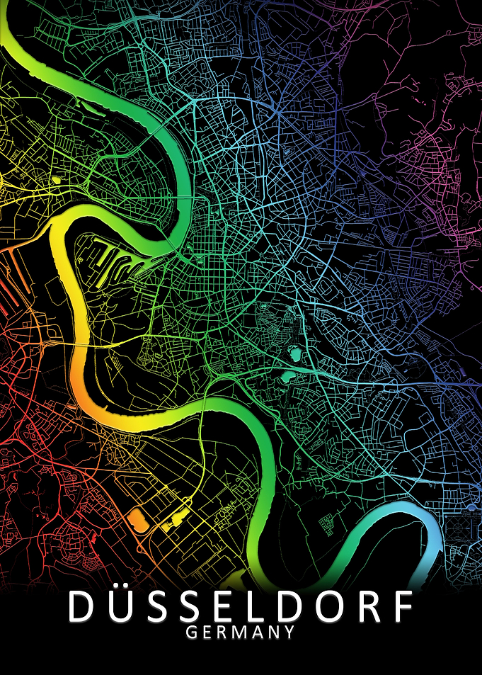 Dusseldorf Germany CityMap
