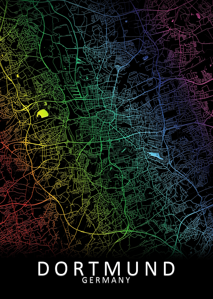 Dortmund Germany City Map