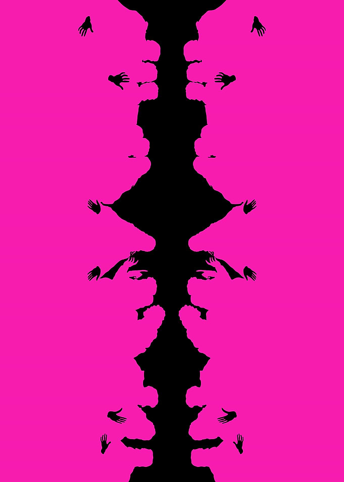 Rorschach pink il cenacolo