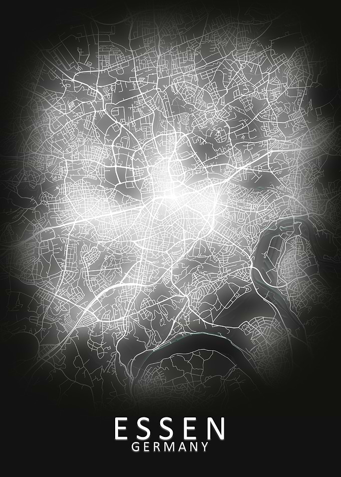Essen Germany City Map