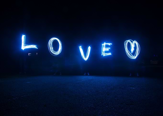 Love Light Painting