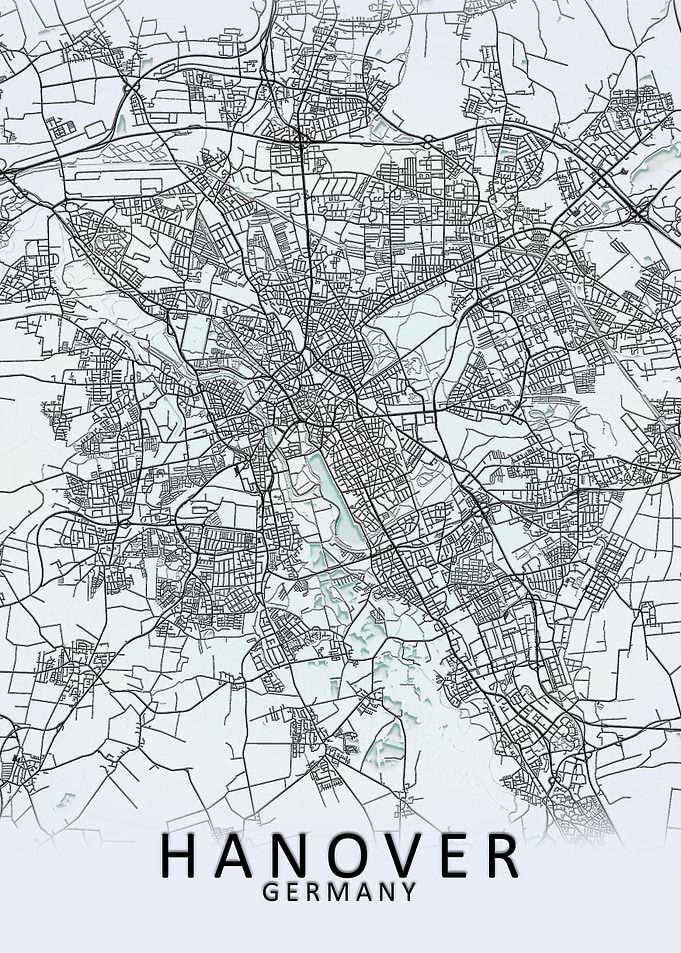 Hanover Germany City Map