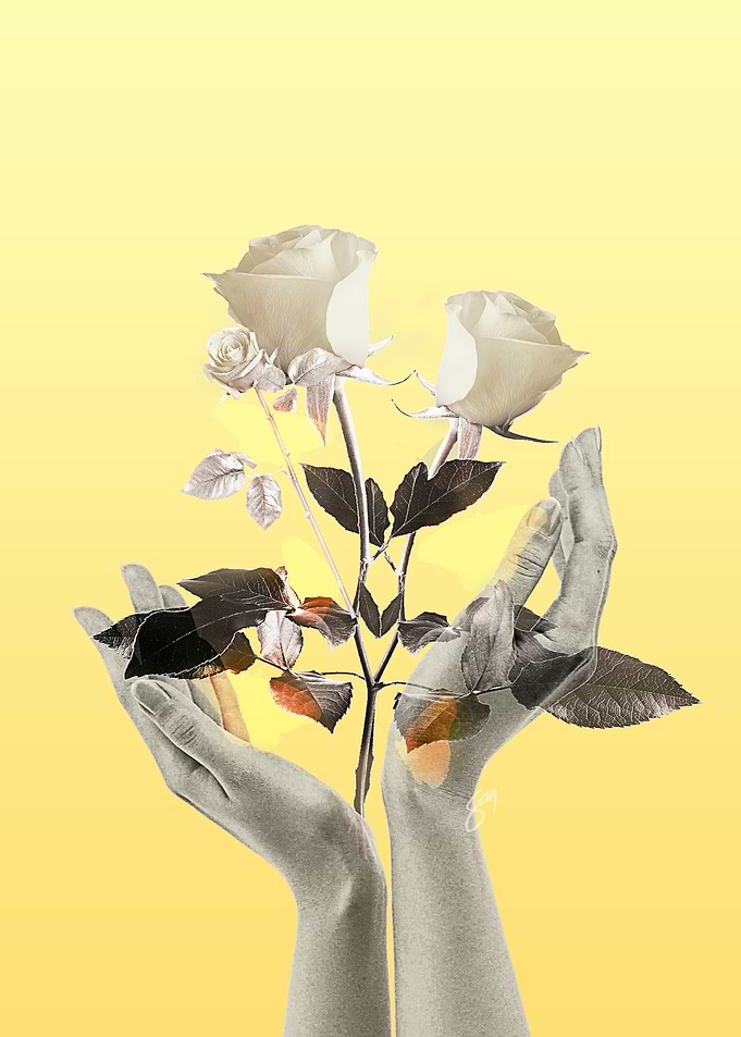 Florescent Hands Yellow