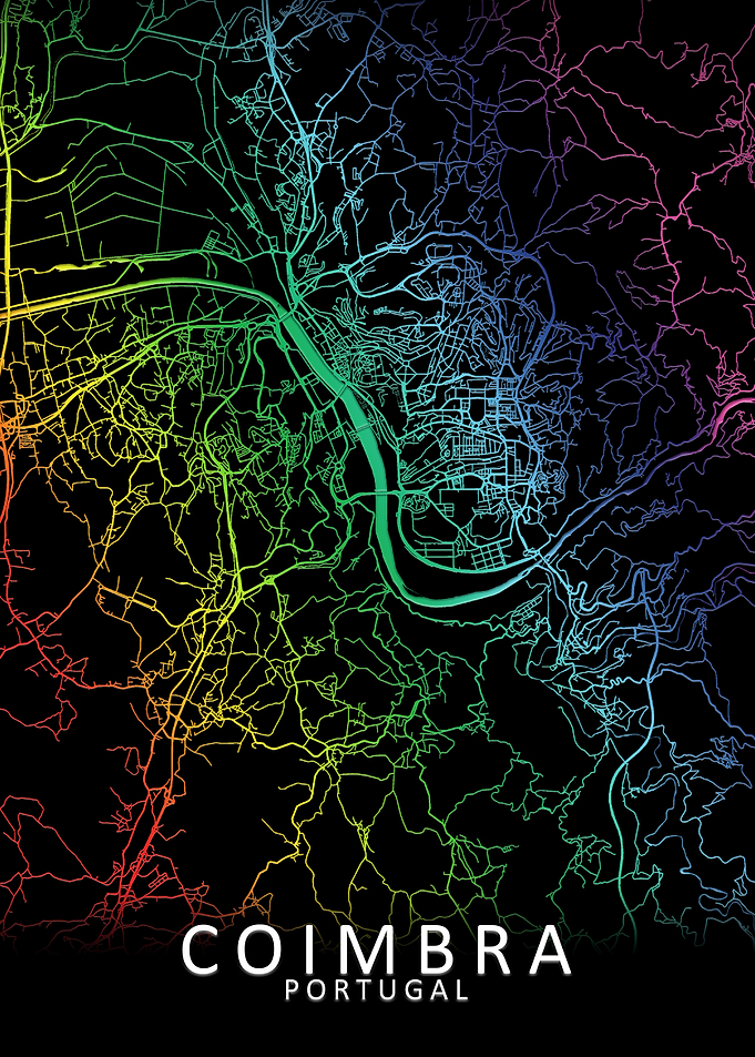 Coimbra Portugal City Map