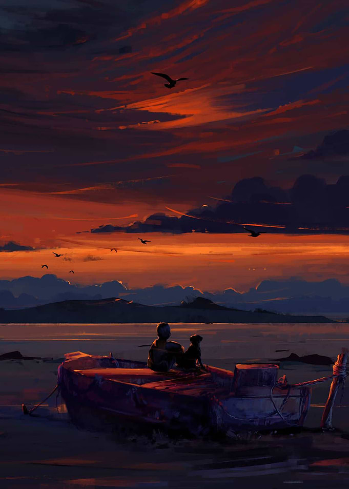 Kid in the Boat