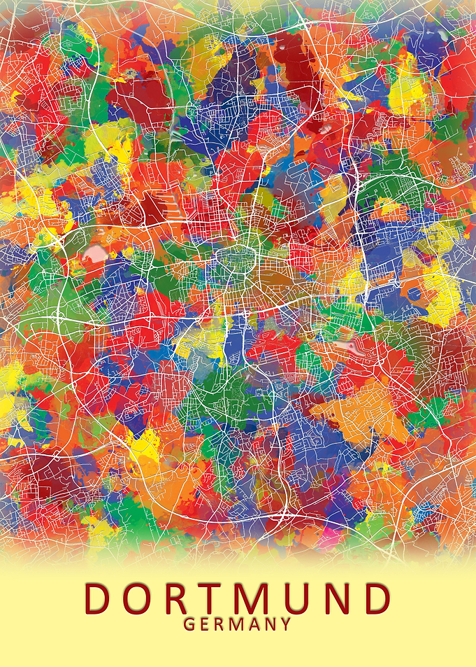 Dortmund Germany City Map