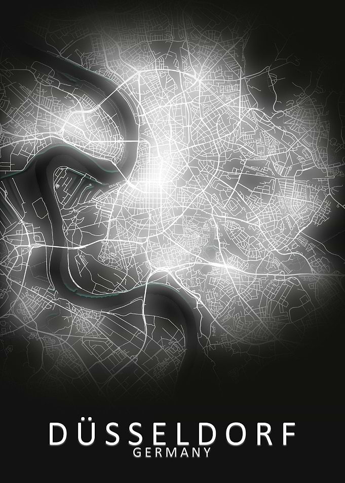 Dusseldorf Germany CityMap