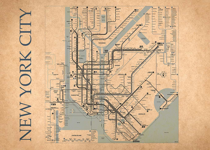 New York City Metro map