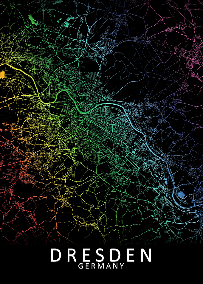 Dresden Germany City Map