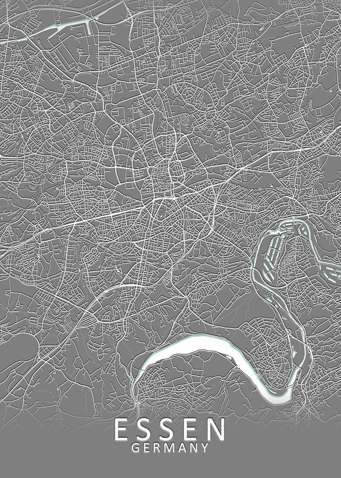 Essen Germany City Map