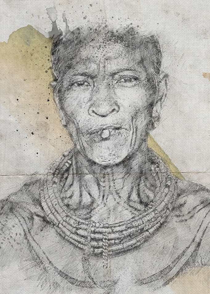 Face drawing culture