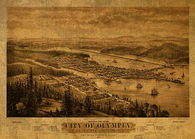 Olympia Washington Map