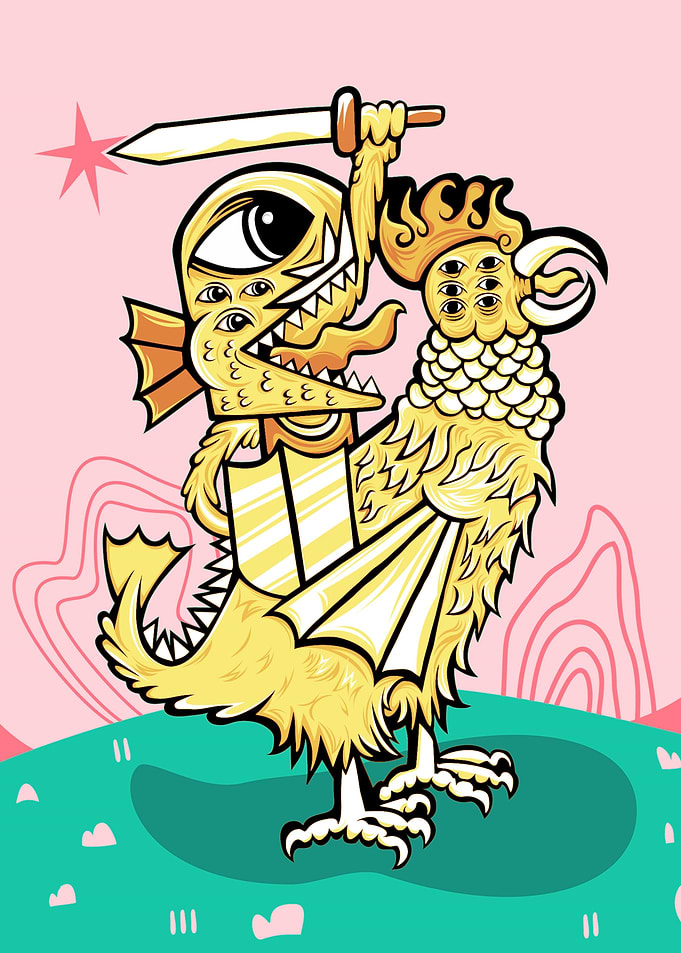 Goldern Chiken