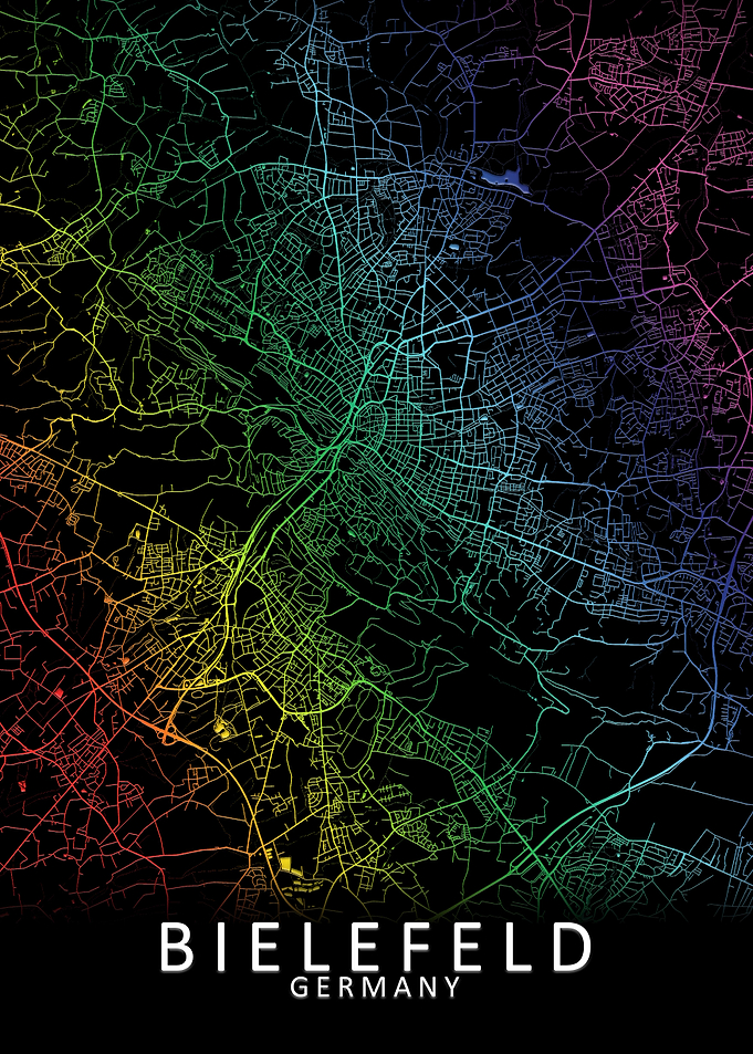 Bielefeld Germany City Map