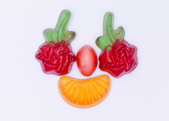Candy face smiling roses o