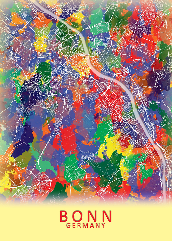 Bonn Germany City Map
