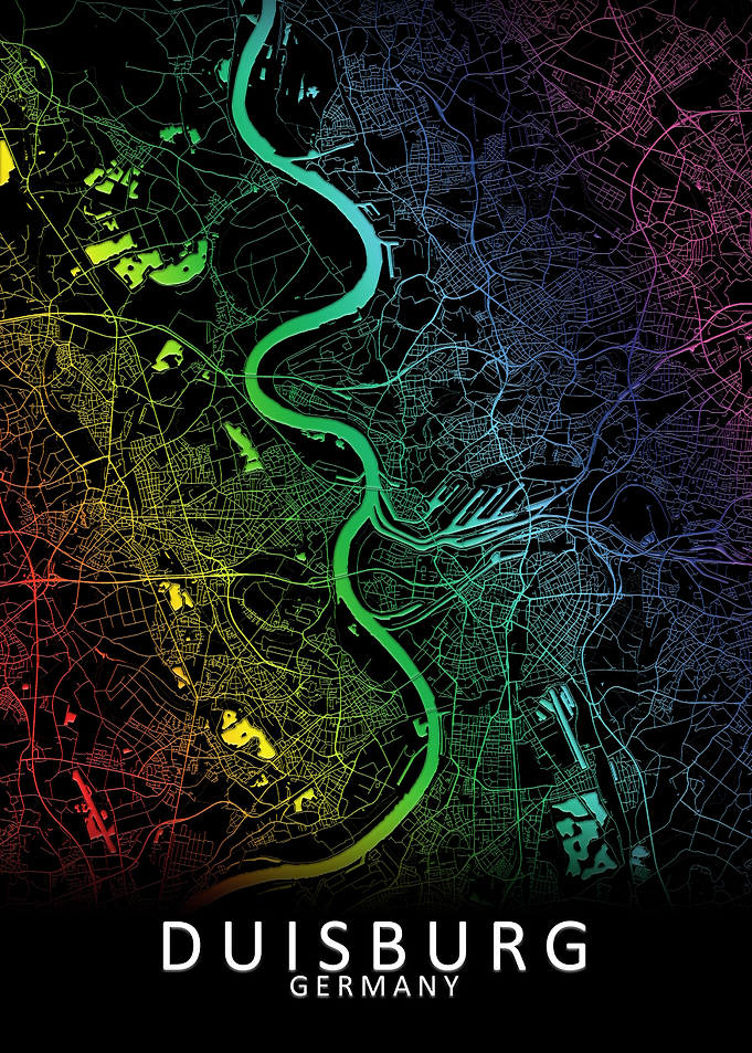 Duisburg Germany City Map