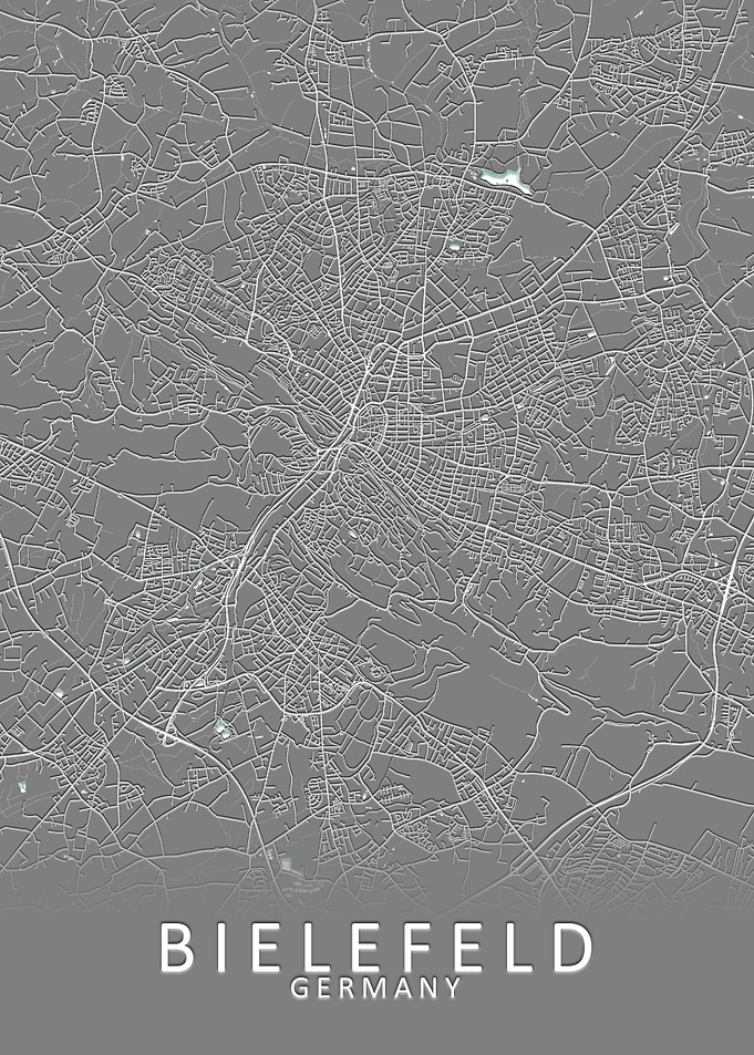 Bielefeld Germany City Map