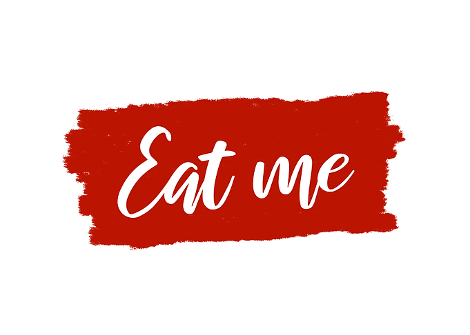 Simple text eat me