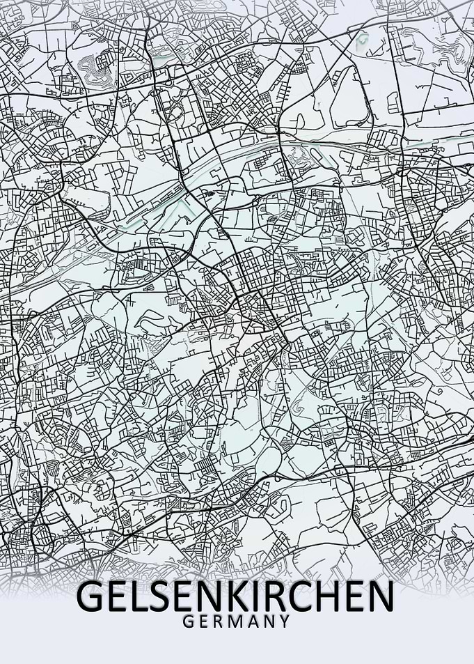 Gelsenkirchen Germany Map