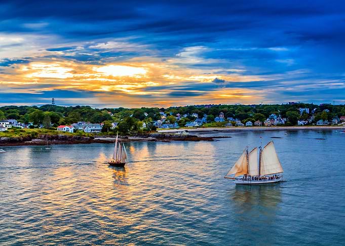 Watercolor Sailboats at Su