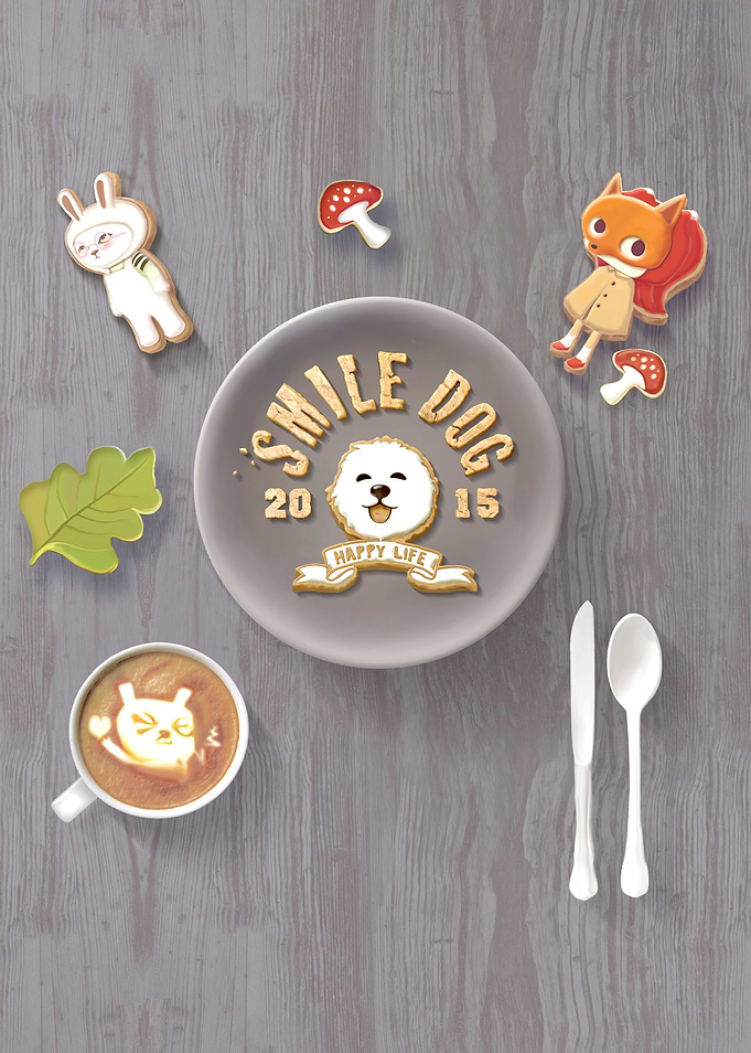 SmileDog Icing Cookies